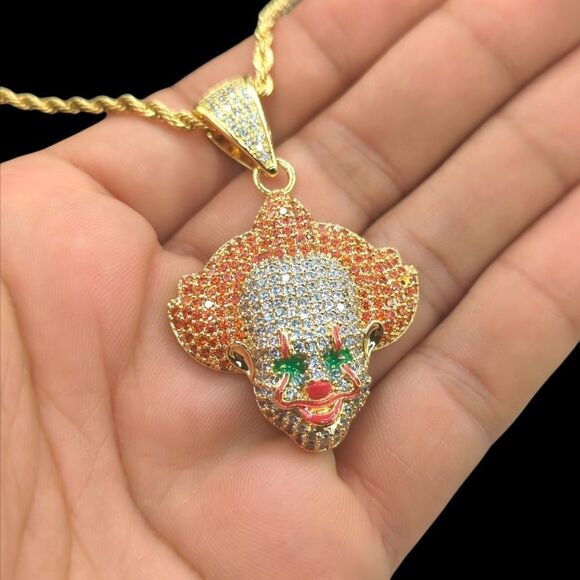 30"Rope Chain - 14K Gold Finish Pennywise - Picture 7 of 8